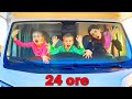 24 HOURS In The CAR With The Whole FAMILY Part 1