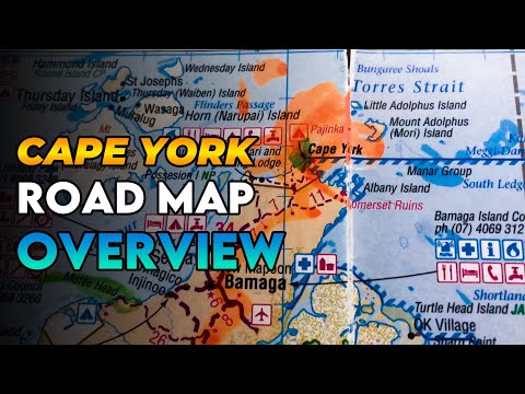 Cape York Road Map Overview | 4WD Adventure | The Israeli Crocodile Dundee
