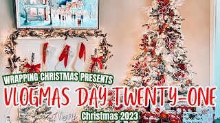 VLOGMAS 2023 | ✨DAY TWENTY-ONE✨ | WRAPPING CHRISTMAS PRESENTS