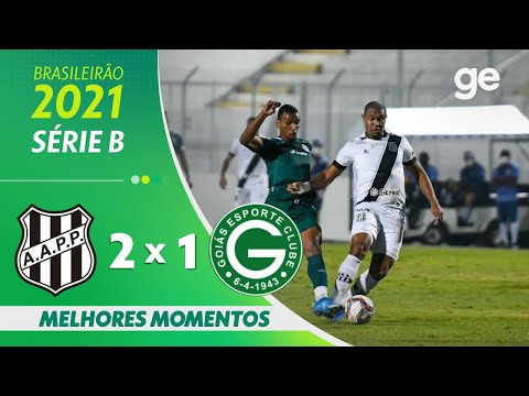Gols e lances de Ponte Preta x Goiás