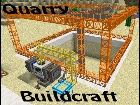 how to make a quarry in the buildcraft mod