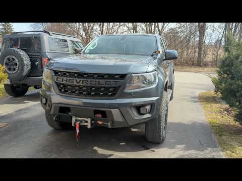 Chevy Colorado winch bumper install
