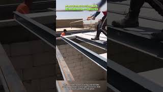 Fast Construction With Steel Beams and Blocks