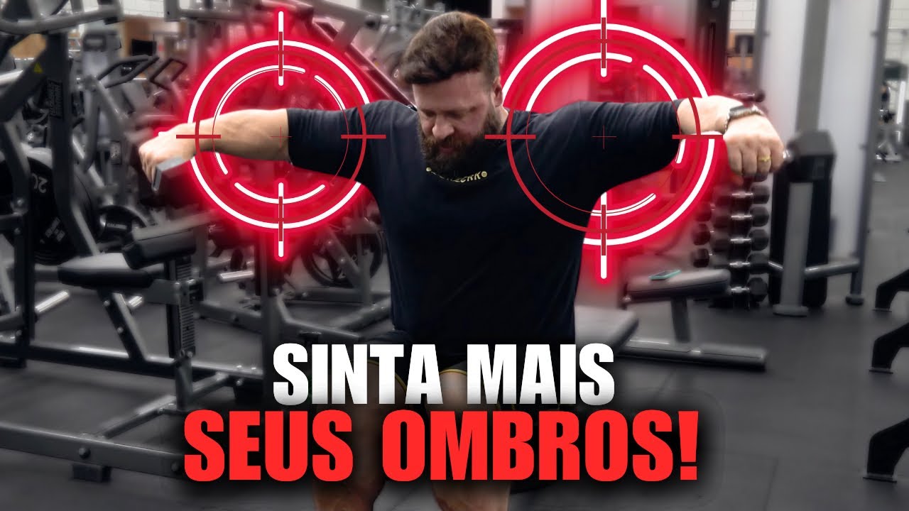 TÉCNICA DE ELEVAÇÃO LATERAL PARA OMBROS ENORMES!