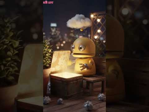 Berasa stres atau lelah? Yuk, temani Pip si robot kecil di atap tenang dan ingatkan diri kita untuk pelan-pelan. 🌱✨
