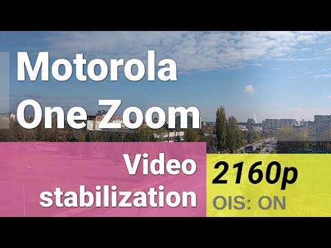 Motorola One Zoom 4K 2160p 30fps video stabilization sample - main camera