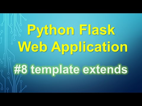 [Python Flask Tutorial] 8. template extends