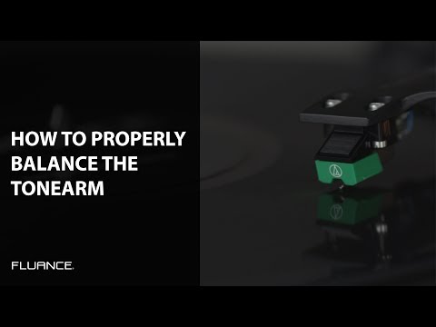 How to Set Up the Fluance RT80 & RT81 Turntable - Properly Balance the Tonearm
