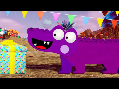 Happy Birthday Party | Silly Crocodile and Friends Sing Birthday Song