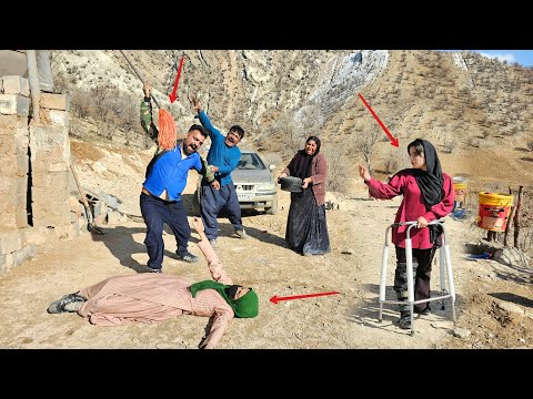 Husband's anger at the evil machinations of his evil first wife