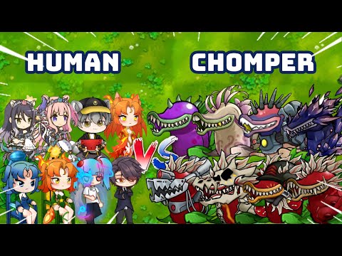 PvZ1 Fusion 3.2 Challenges!!! Team HUMAN vs Team CHOMPER | Who Will Win???
