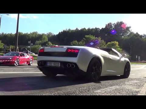 4 Runda RPŚl 2017 - Jastrzębie-Zdrój - Lamborghini & Ferrari - przejazdy charytatywne