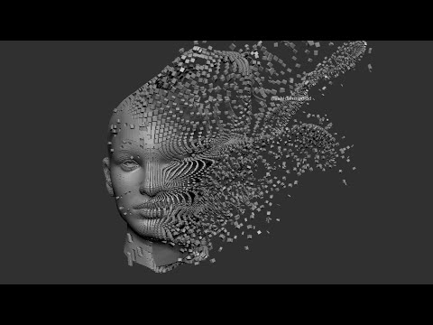 Splatter shatter effect in zbrush 2021 in 1 minute