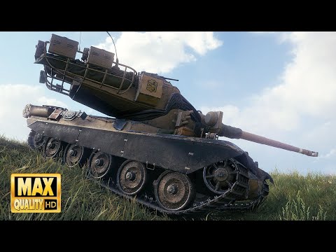 AMX 50 B: Thriller on map Overlord - World of Tanks