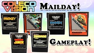 Colecovision Mailday and Cartridge Testing - Frenzy, Zaxxon, Centipede, Galaxian, more.