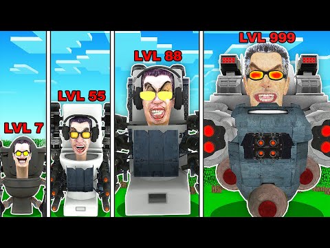 ULTIMATE G-MAN SKIBIDI TOILET GELİŞİMİ - Minecraft