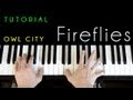 Owl City Fireflies Piano Tutorial Cover