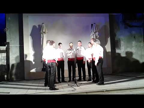 Dan Grada Omiša 2018, klapa Žmul,  Svet Ivane 😊