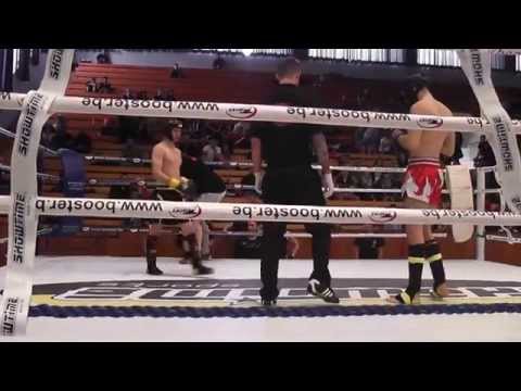 2014-04-12 DM der ISKA Alexander Bopp Viertelfinale K1 Männer -63Kg - Sugambrer Fightclub