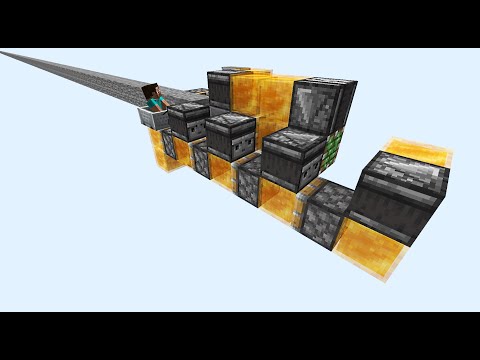 Flying Stone Generator! [Honey Block Machine] | Minecraft