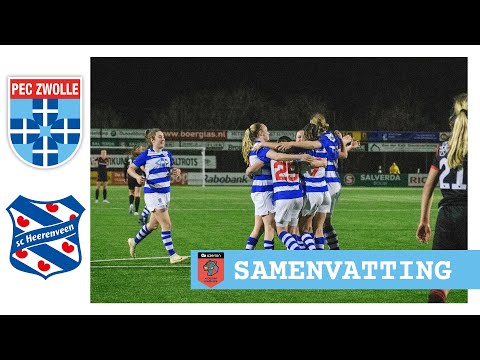 Samenvatting PEC Zwolle Vrouwen - sc Heerenveen Vrouwen | Vrouwen Eredivisie