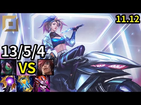 Akali Top vs Sett - KR Master | Patch 11.12