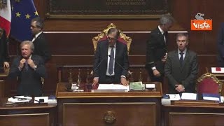 Addio a Umberto Bossi, il minuto di silenzio in Senato per il fondatore della Lega Nord