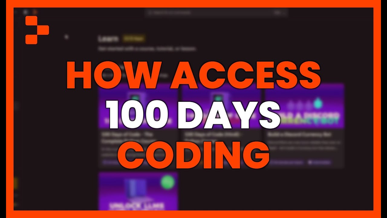 HOW TO ACCESS 100 DAYS of CODING COURSES - REPLIT