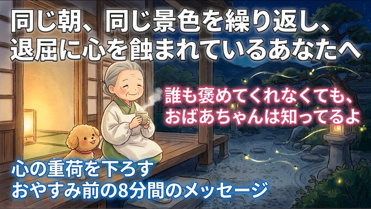 心がすり減ってしまった夜に。