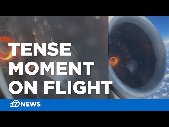 Πτήση τρόμου: Δείτε τη στιγμή που πιάνει φωτιά κινητήρας αεροσκάφους