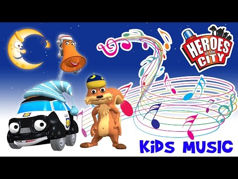 Kids Songs | The good night song - Sleepy Time, Bed Time | Lullaby | Heroes of the City | ♫