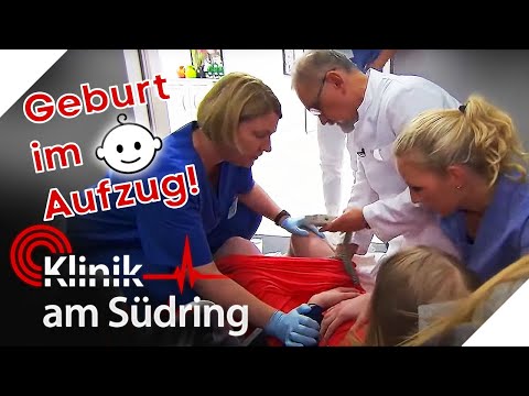 "DAS BABY KOMMT!" ​👶🏻 Junge Frau hat spontane GEBURT im AUFZUG! 😧 | Klinik am Südring | SAT.1