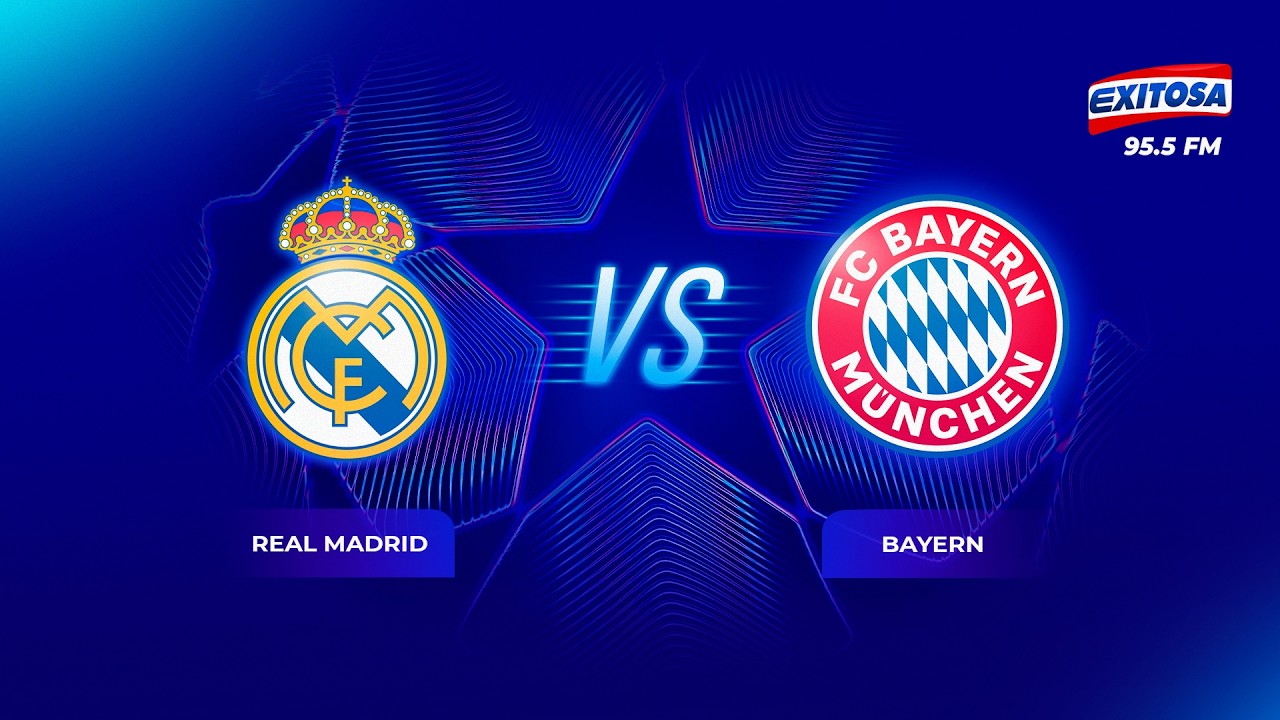 🔴🔵 UEFA 🔴 EN VIVO | CHAMPIONS LEAGUE: REAL MADRID VS BAYERN MÜNICH