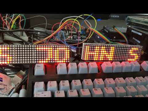 Arduino LED matrix test