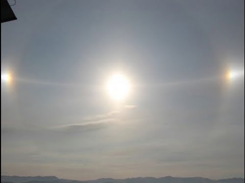 Three suns pop up in sky over Inner Mongolia