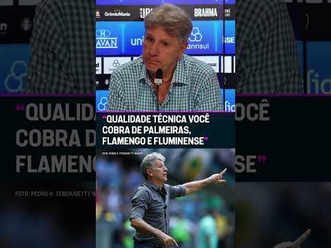 NÃO PODE SER COBRADO? RENATO GAÚCHO TAVA AFIADO NA COLETIVA🔥 #shorts