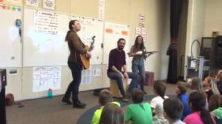 The Crane Wives Visit South Elementary 5th Graders - Safe Ship Harbored