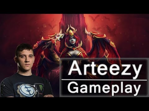 EG.Arteezy Queen of Pain Gameplay - Evil Geniuses