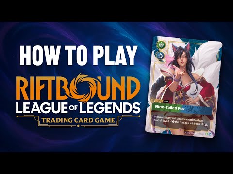 HOW TO PLAY the NEW League of Legends TCG! | Riftbound Tutorial