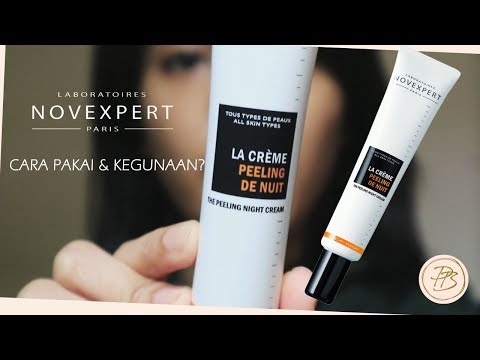 Review Novexpert La Creme Peeling De Nuit & Cara pemakaian