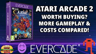 Atari Arcade 2 On Evercade - Worth Buying? More Gameplay and Cost Comparison!