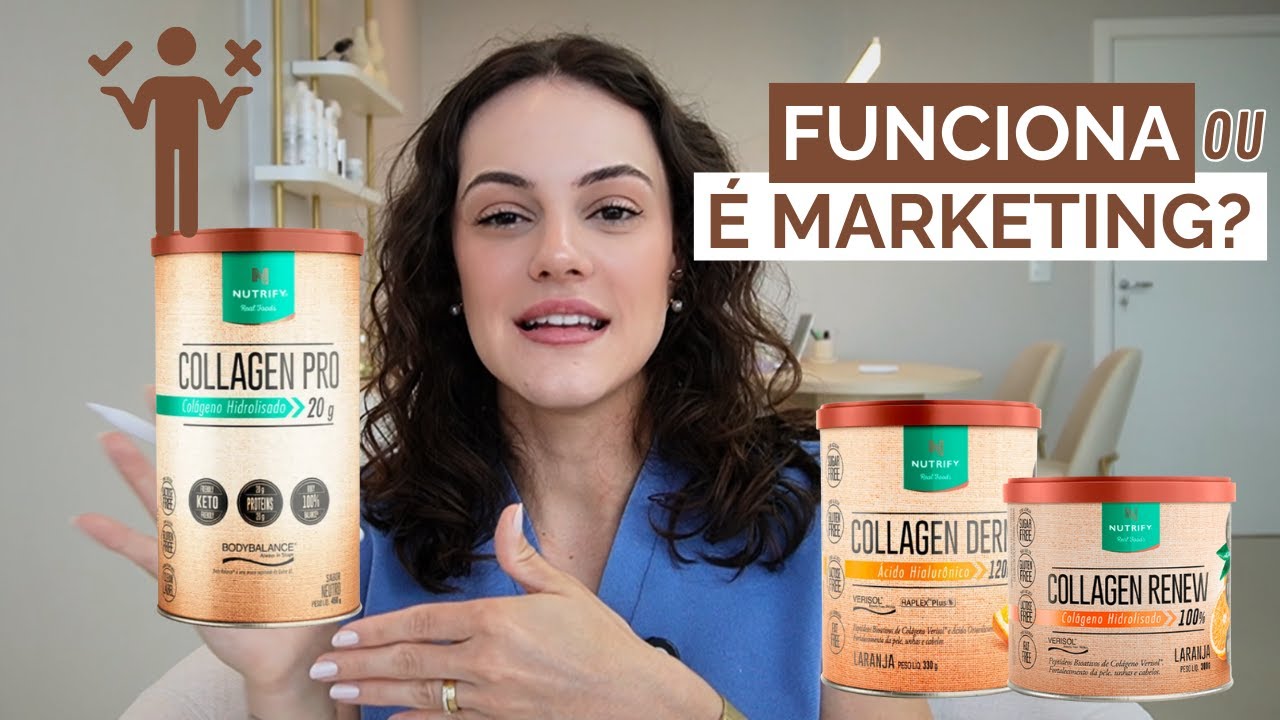 Miniatura da avaliação em vídeo de Colágeno Nutrify Collagen Renew Sabor Neutro 300g