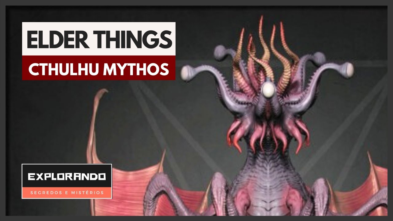 Elder Things. Criaturas do conto "Nas Montanhas da Loucura".