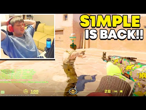 S1MPLE IS FINALLY BACK AND PLAYS FPL!! | CS2