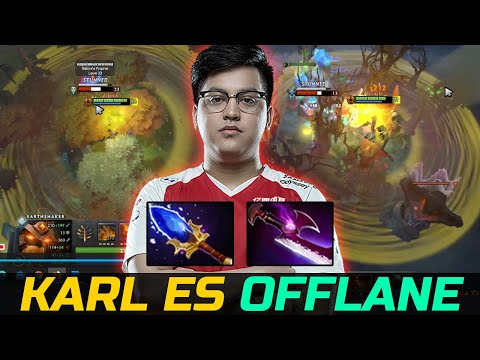 T1.KARL OFFLANE EARTHSHAKER - AGHANIMS SCEPTER FIRST ITEM