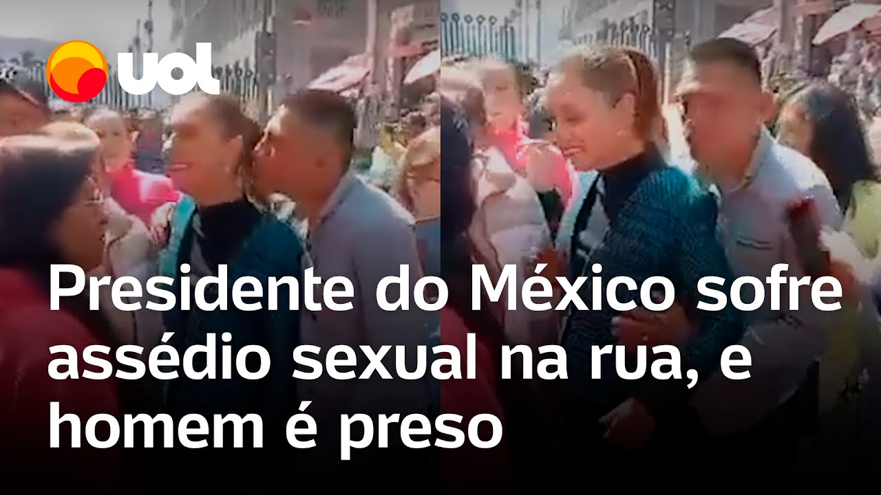 Claudia Sheinbaum sofre tentativa de assédio durante evento em público