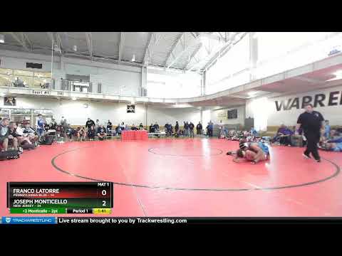 165 Lbs Round 3 (8 Team) - Franco Latorre, Pennsylvania Blue Vs Joseph Monticello, New Jersey 2ed4