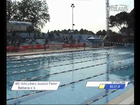 Serie 6 dei 400 Stile Libero  Assoluti Femmine Master - 12 MEMORIAL ANDREA BETTIOL