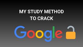 How I studied and passed my Google Coding Interview | Getting into FAANG