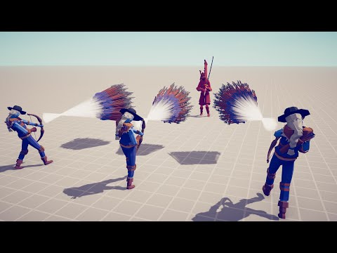 SHOGUN vs 3x EVERY GOD - Totally Accurate Battle Simulator TABS